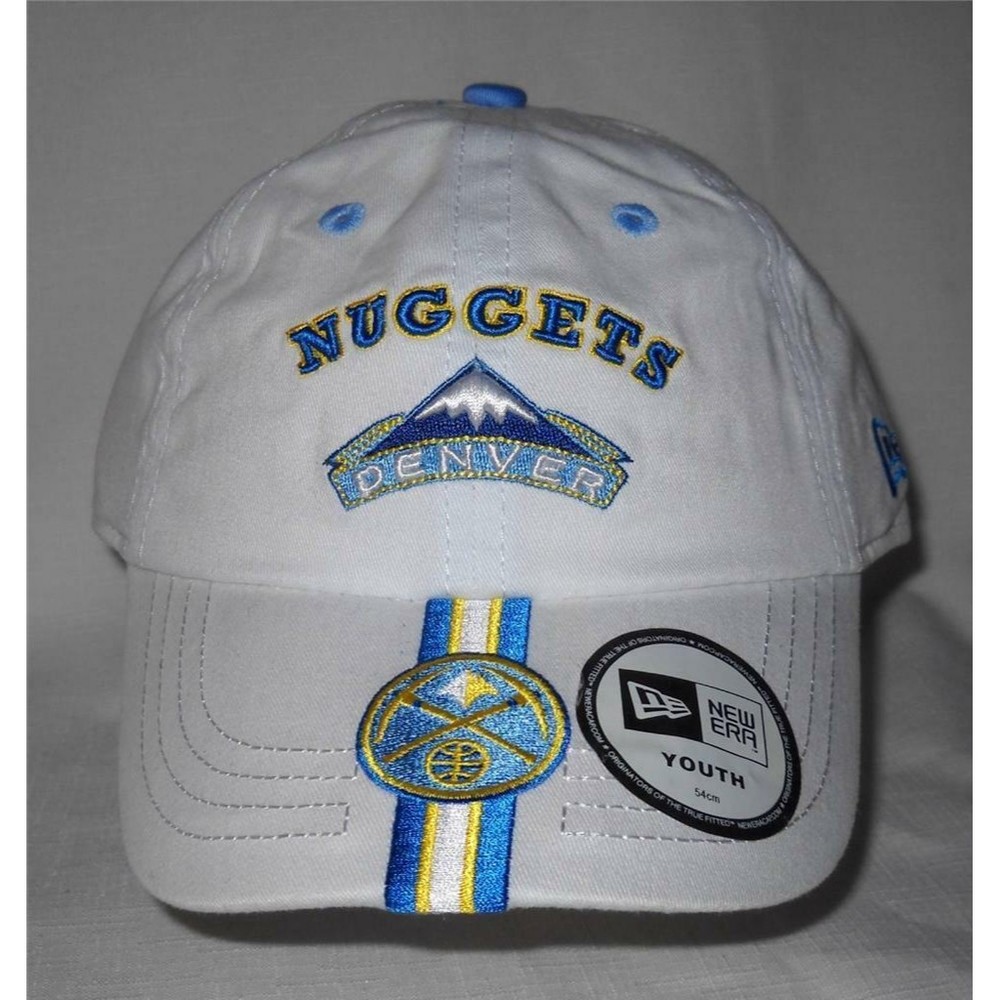 NEW ERA Denver NUGGETS Basketball Youth Kids Adjustable Hat Cap NBA OSFA